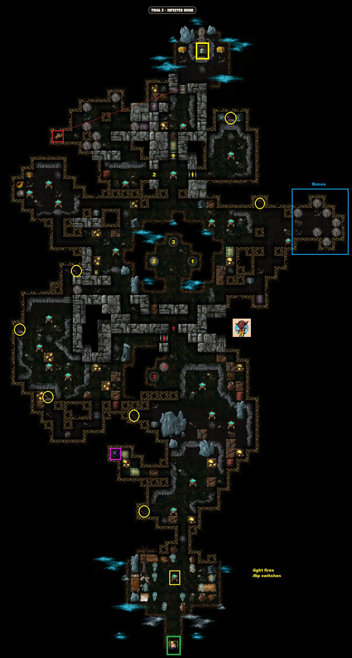 Trial 5 - Infested Ruins - Diggy's Adventure | Diggy's Guide